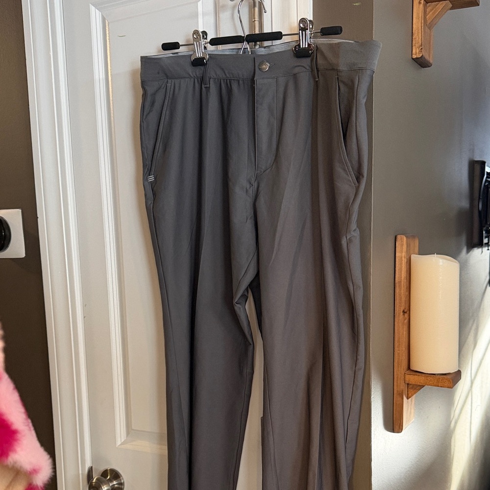 adidas Men's Charcoal Dress Pants size 38 x 30. Like new!
